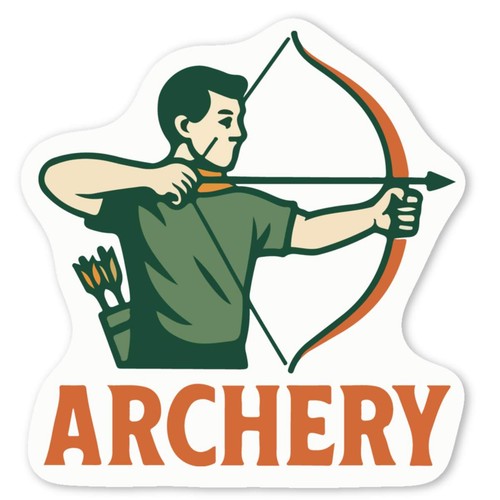 Archery hobbyist shooting a - hobbyist,