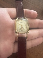 Vintage Gruen Curvex Driver’s Ristside The Varsity Wind Men's Watch