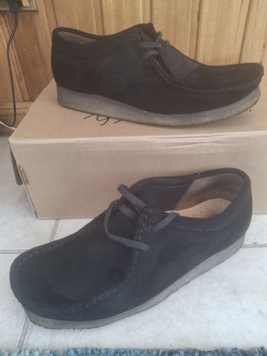 Clarks men wallabee black - men's,