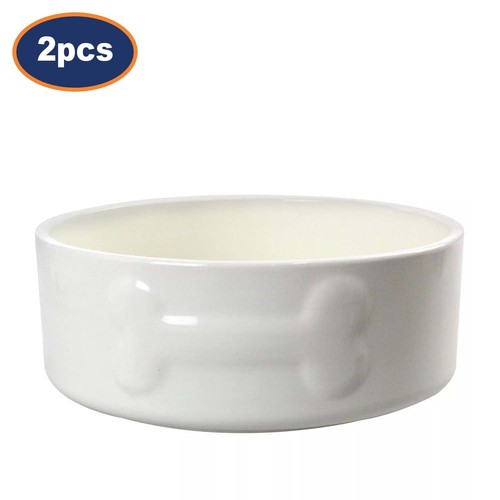 Standard dog bowl - dog, stoneware
