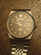 Vintage Black Citizen 21 Jewels Automatic Watch