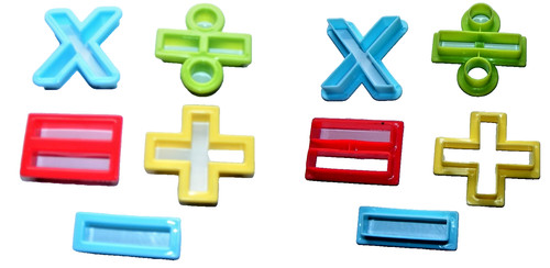 Childrens dough cutters math - cutters,