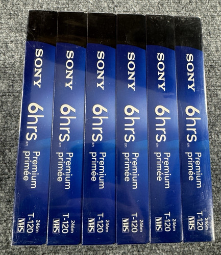Sony premium grade hrs 120 - premium, t-120
