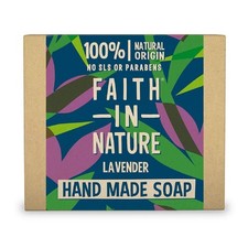Faith In Nature Natural Lavender Hand Soap Bar, Relaxing, Vegan & Cruelty Free,