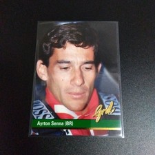 Grid 1992 Formula 1 Ayrton Senna Racing Card #34 F1 Collector Memorabilia