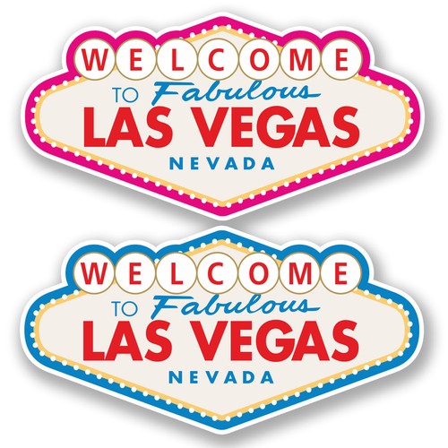Las vegas sign vinyl - 2, x