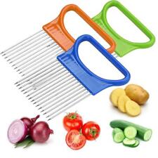 Tomato Onion Vegetables Slicer Cutting Aid Holder Guide Slicing Cutter UK POST