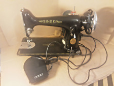 Vintage Singer 201k Heavy Duty Electric Sewing Machine - Working, READ