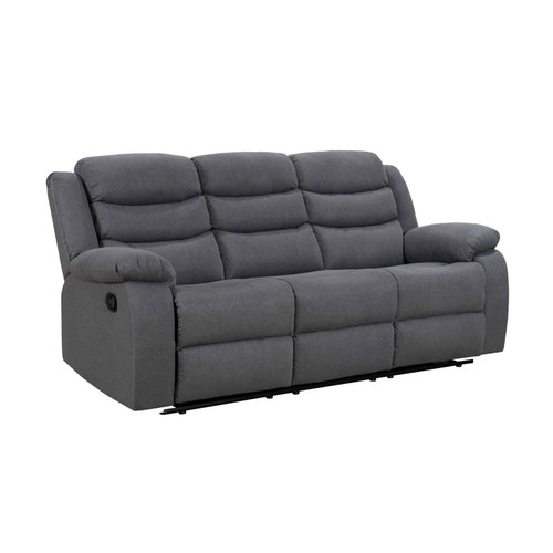 Turin recliner sofa dark - turin, grey
