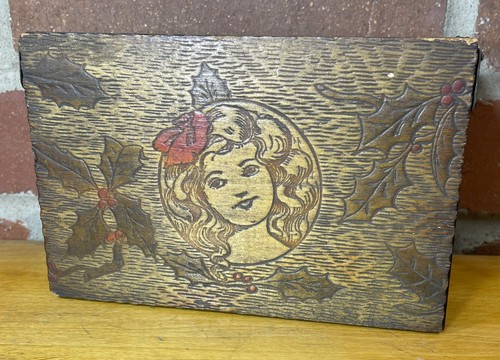 Antique wooden trinket - antique, box
