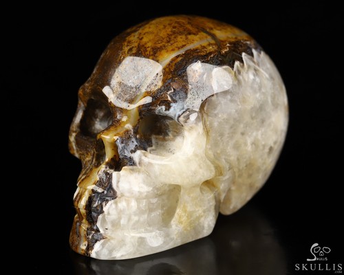 Tree leaves agate - 2.0", hand