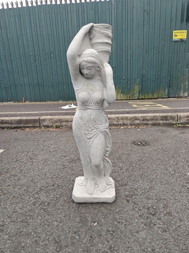 Beautiful lady statue - lady,
