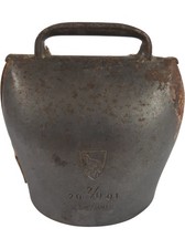 Vintage Firmann steel cowbell - made in Switzerland /  cow / bull bell musical