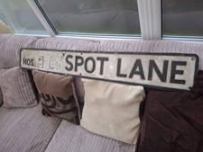 Large Cast Aluminium Road Sign