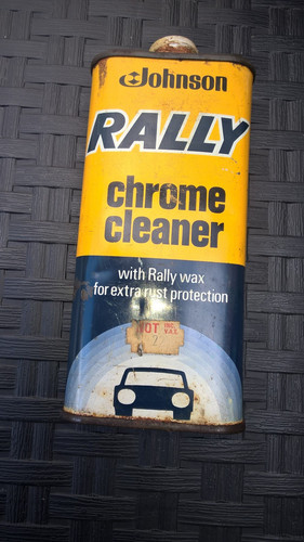 Vintage johnson rally chrome - vintage,
