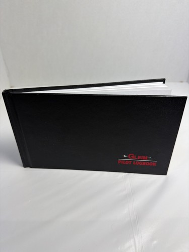 Gleim pilot logbook black - pilot,