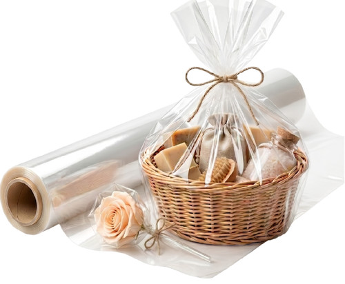 Cellophane wrap roll - roll, clear