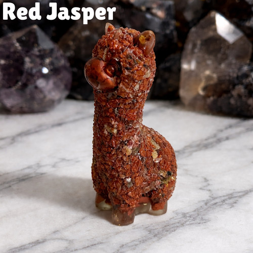 Alpaca crystal figurine - crystal,