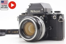 All Work [Exc+5 w/ Strap] Nikon F2 Photomic Black + S 50mm f/1.4 Lens From JAPAN