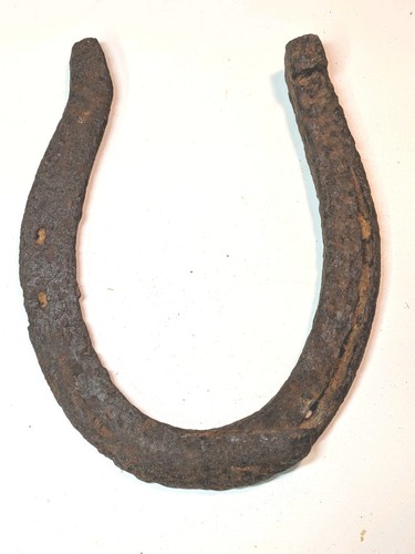 Antique rusty horseshoe - rusty,