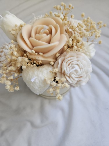 Fragrances soy candle flower - soy,