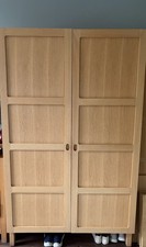 Habitat Radius Oak 2-Door Double Free-Standing Wardrobe