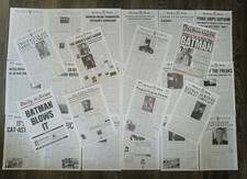 Batman Newspaper Prop