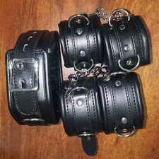Bondage Hand+Ankle+Neck Collar