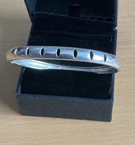 925 silver modernist bangle - modernist, /