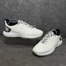 GFore Golf Shoes Mens Size UK 8 MG4+ White Camo Leather Spikeless Trainers G4