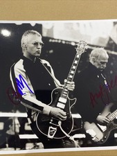 Oasis Andy & gem hand signed Live 25 official Photo 12 X 8 - 2025 Gallagher Tour