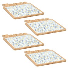 Set of 4 Wooden Tapas