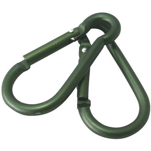 Standard carabiner green 8mm - green,