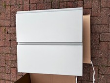 Iflo Trapini Wall Hung Vanity Unit 600 X 570 X 380mm 2 Drawer, Dust Grey 471519