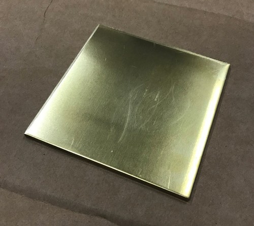 New brass sheet 100mm - new,