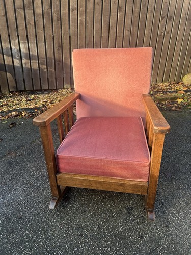 Antique oak rocking chair - oak,