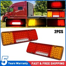 2X Trailer Rear Lights 92LED