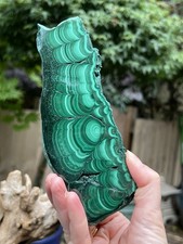 Large Malachite Slab Slice