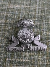 Egypt Lancashire Fusiliers Pin Badge / Hat Badge