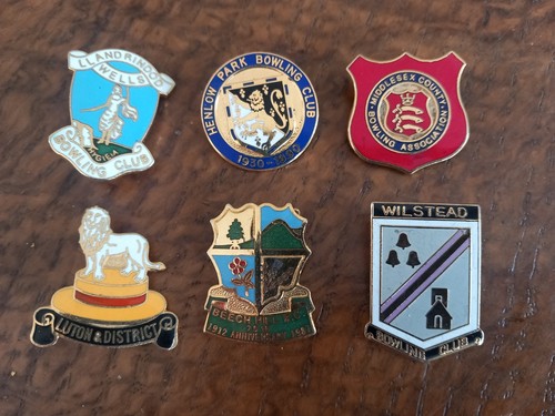 Bowling association enamel - bowling,
