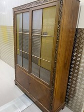 Vintage Glass Front Cabinet Display / Bookcase