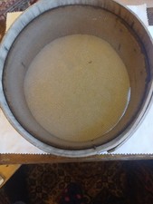 Great Condition Vintage Bent Wood Sieve Metal Mesh 24 Cm Diameter