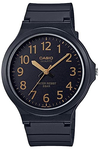 Casio 240 1b2jh black - mw-240-1b2jh, gold