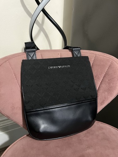 Emporio armani black - armani, leather