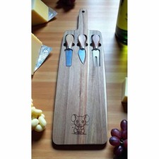 Cheese board + 3 tools - Mouse design