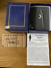 DF Grieve 90mm White Metal Figure - British Line Infantry Private Battle Linden