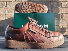 MEPHISTO RAINBOW HERITAGE SHOES sz10/45 CHESTNUT I-PATH/CATS/SKATE/CASUAL