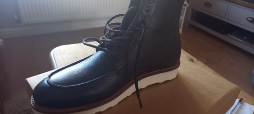 Dark brown mens boots - 9,