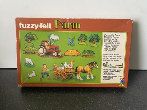 Fuzzy felt farm - felt, 1980’s