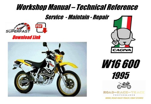 Cagiva w16 600 service repair - cagiva,